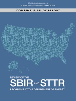 cover image of Review of the SBIR and STTR Programs at the Department of Energy